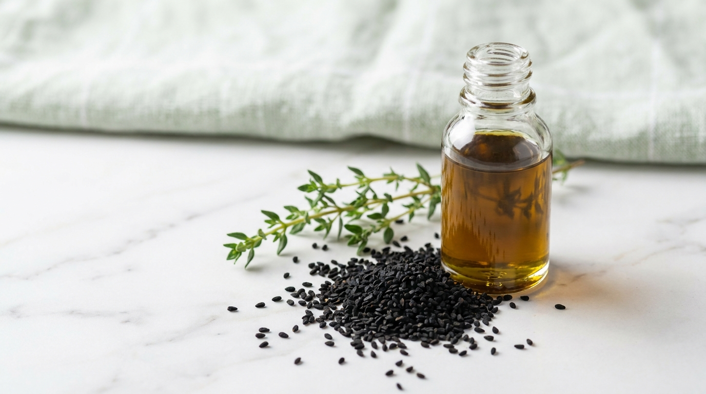 olej z czarnuszki (Nigella sativa) – nasiona i olej, na co pomaga
