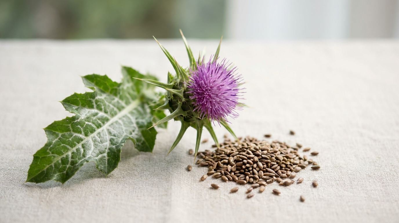ostropest plamisty (Silybum marianum) – kwiat i nasiona, na co pomaga